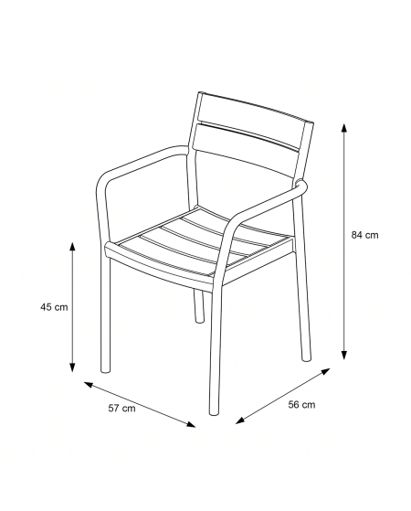 Stuhl CAPRI ARM 33