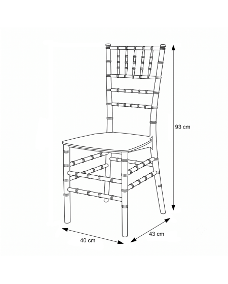 Stuhl CHIAVARI TIFFANY Gold C600