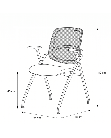 Stuhl LINEA Schwarz