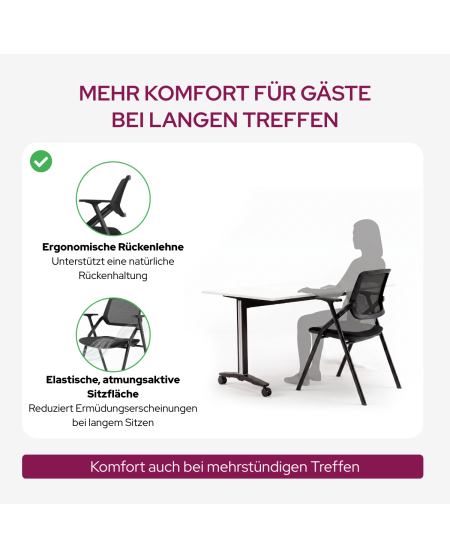 Stuhl OPTIMA Schwarz