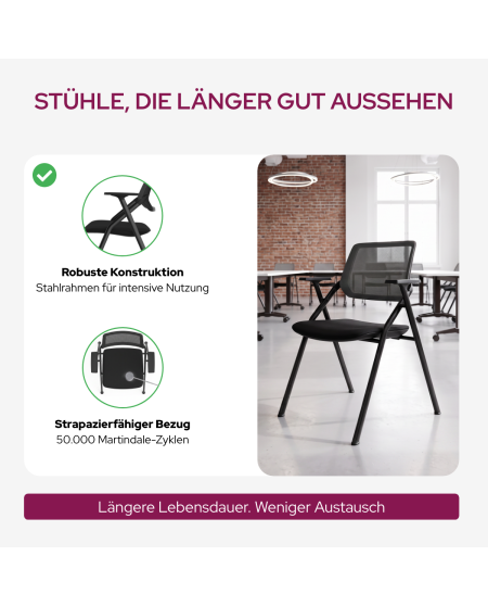 Stuhl OPTIMA Schwarz