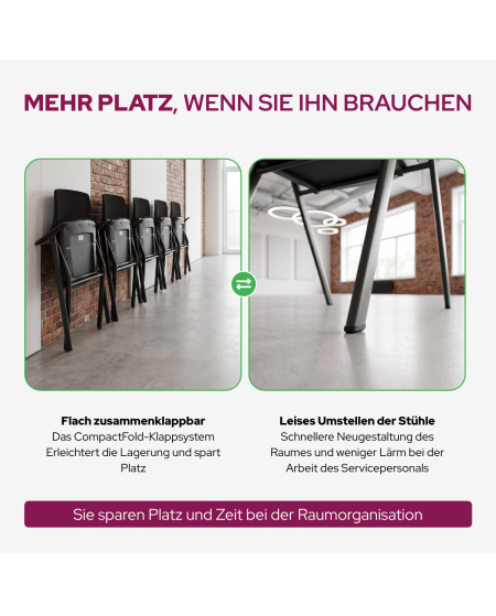 Stuhl OPTIMA Schwarz
