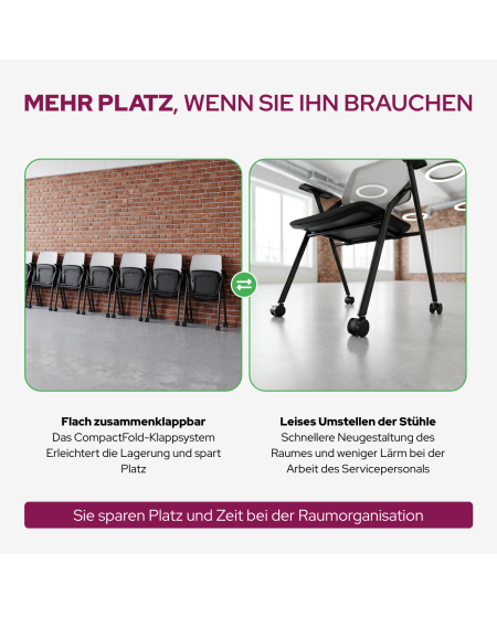 Stuhl OPTIMA CA Schwarz-Grau