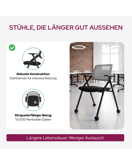Stuhl OPTIMA CA Schwarz-Grau