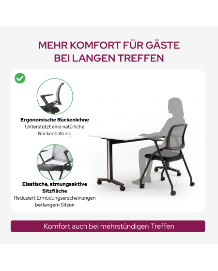Stuhl ERGON Schwarz-Grau