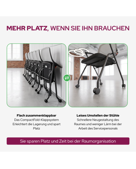 Stuhl ERGON Schwarz-Grau