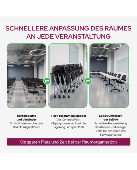 Stuhl FLOW Schwarz-Grau