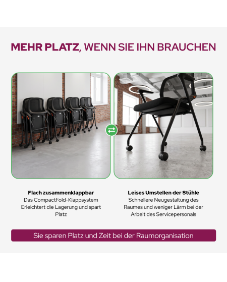 Stuhl ERGON Schwarz