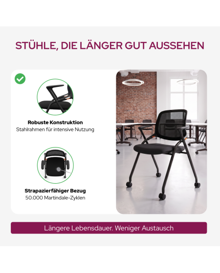Stuhl ERGON Schwarz