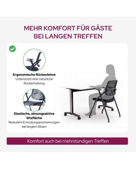 Stuhl LINEA Schwarz