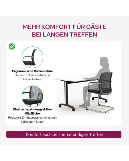 Stuhl QUADRA Schwarz