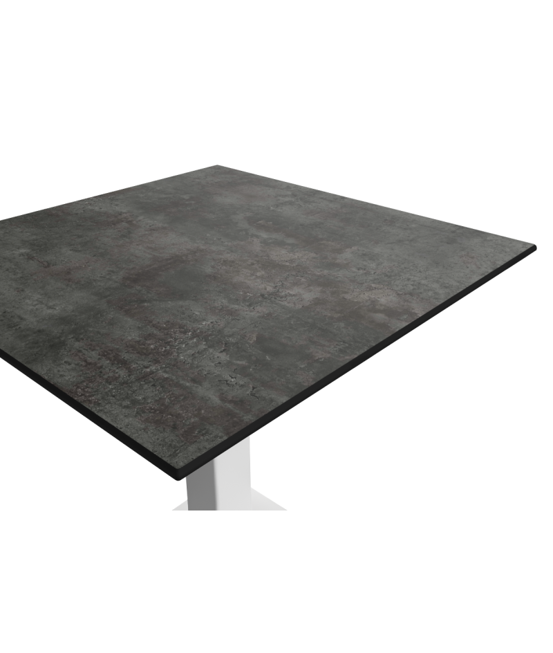 Tisch ALFA S Weiß mit HPL-Platten