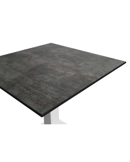 Tisch ALFA S Weiß mit HPL-Platten