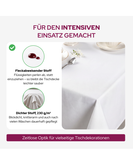 Tischdecke TB-600 Weiß