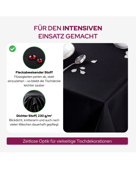 Tischdecke TB-600 Schwarz