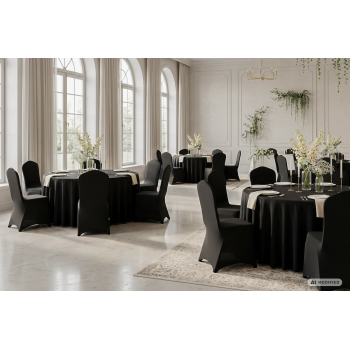 Stuhlhusse SLIMTEX 250 Schwarz