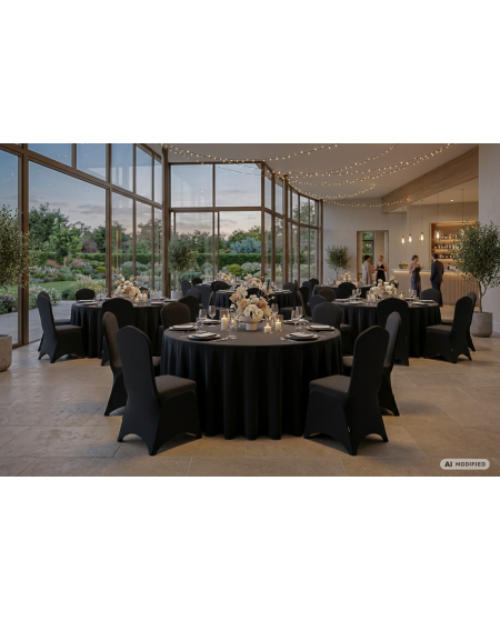 Stuhlhusse SLIMTEX 300 Schwarz