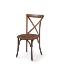 Stuhl CROSS-BACK WOOD Walnuss