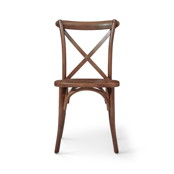 Stuhl CROSS-BACK WOOD Walnuss