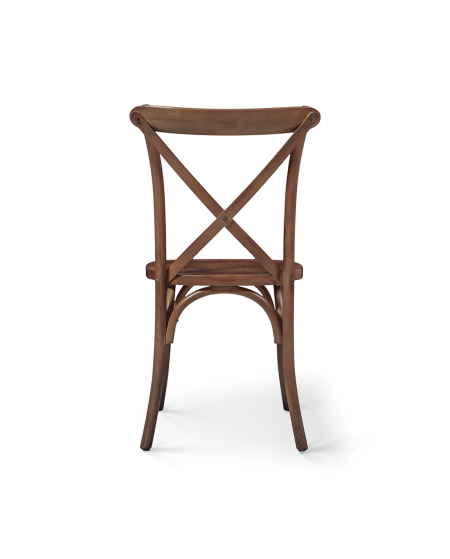 Stuhl CROSS-BACK WOOD Walnuss