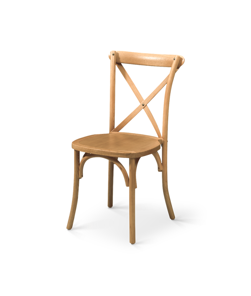 Stuhl CROSS-BACK WOOD Helle Eiche