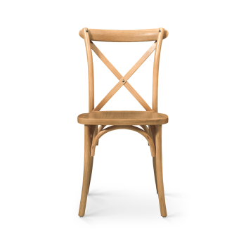 Stuhl CROSS-BACK WOOD Helle Eiche