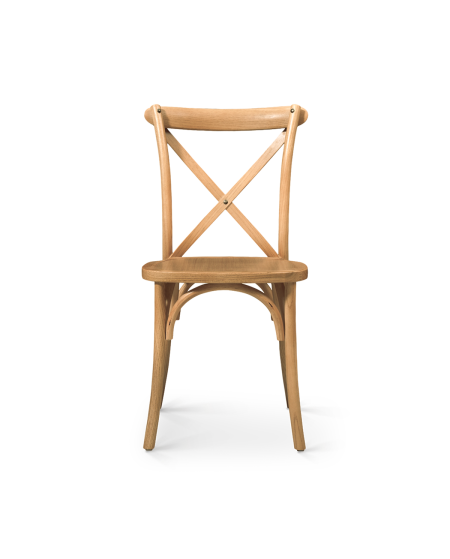Stuhl CROSS-BACK WOOD Helle Eiche