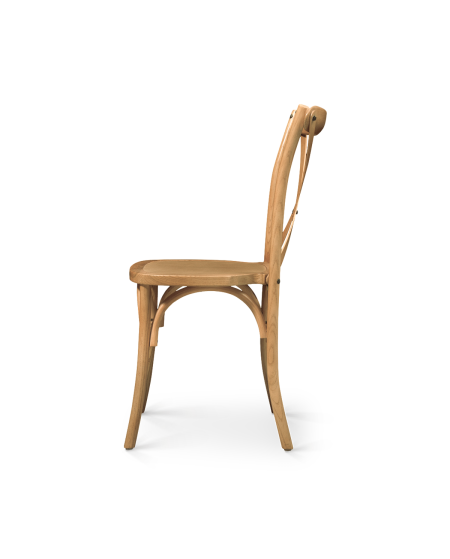 Stuhl CROSS-BACK WOOD Helle Eiche
