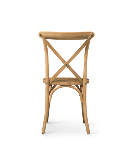 Stuhl CROSS-BACK WOOD Helle Eiche