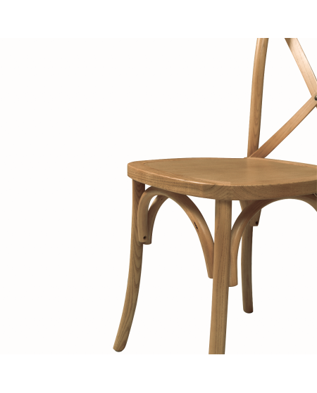 Stuhl CROSS-BACK WOOD Helle Eiche