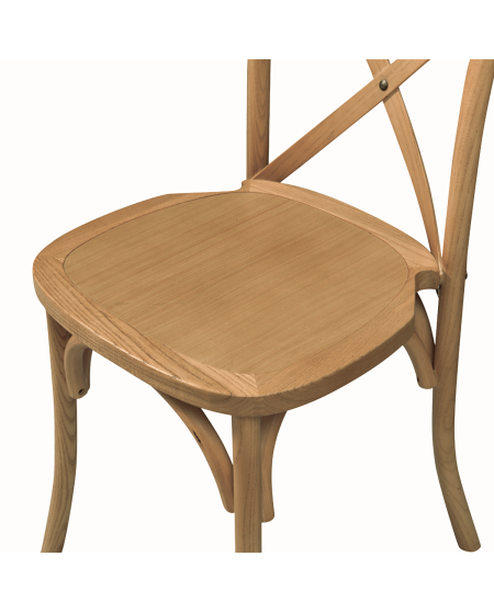 Stuhl CROSS-BACK WOOD Helle Eiche