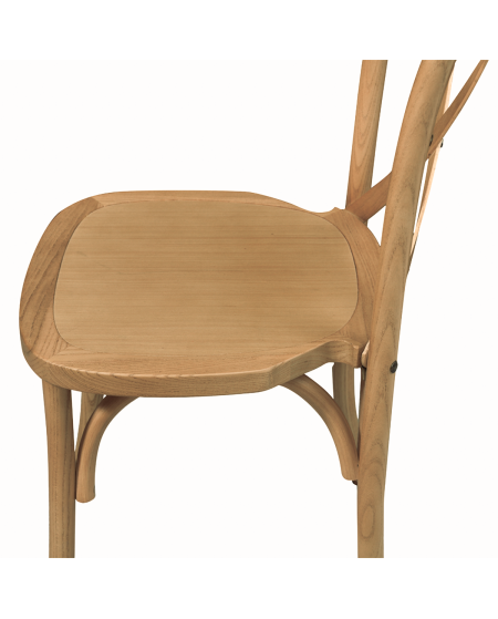 Stuhl CROSS-BACK WOOD Helle Eiche