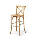 Stuhl CROSS-BACK WOOD BAR Helle Eiche