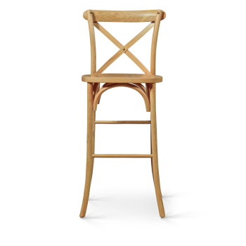 Stuhl CROSS-BACK WOOD BAR Helle Eiche