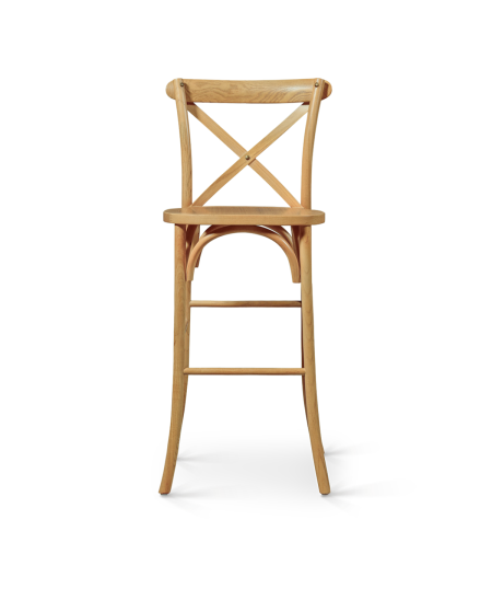 Stuhl CROSS-BACK WOOD BAR Helle Eiche