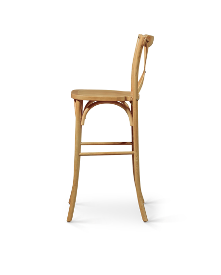 Stuhl CROSS-BACK WOOD BAR Helle Eiche