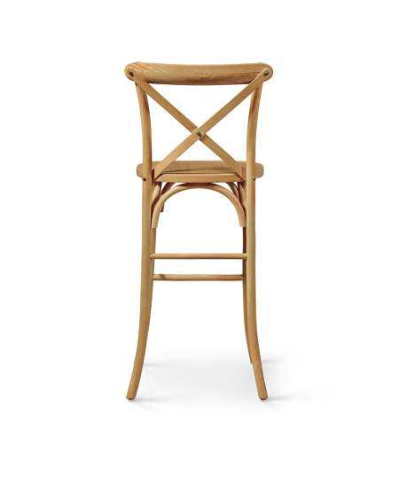 Stuhl CROSS-BACK WOOD BAR Helle Eiche