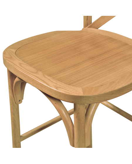 Stuhl CROSS-BACK WOOD BAR Helle Eiche