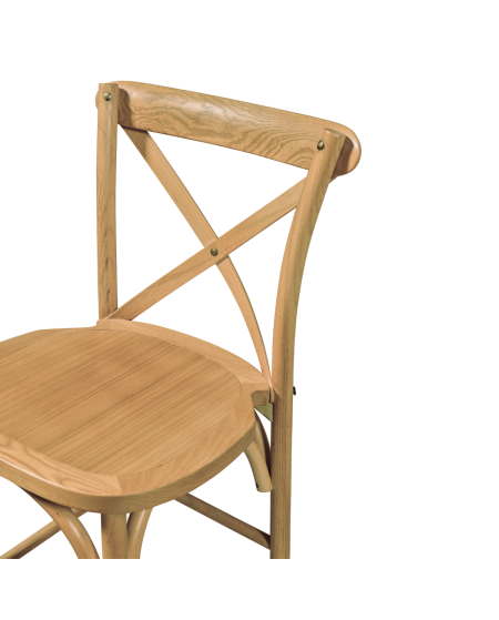 Stuhl CROSS-BACK WOOD BAR Helle Eiche
