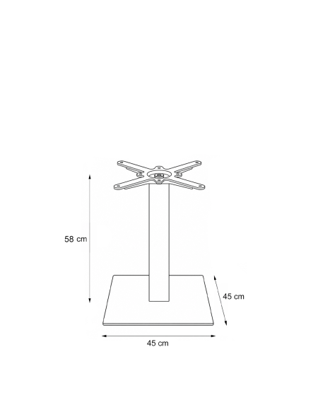 Tisch ALFA CAFE mit HPL-Platten