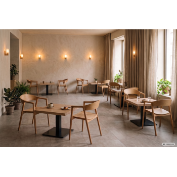 Tisch ALFA CAFE mit Laminierte-Platten