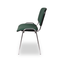 Stuhl für Wartezimmer ISO MED CR grün Öko-Leder