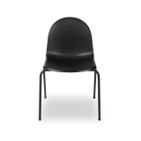 Stuhl für Wartezimmer MAXI MAX BL schwarz