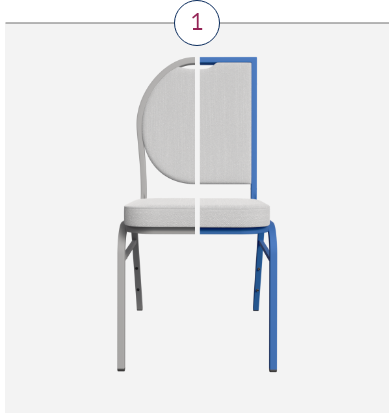 Wählen Sie die Form und das Profil des Stuhles